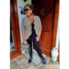 Fashion by NONO - Fekete  pamut hosszú leggings