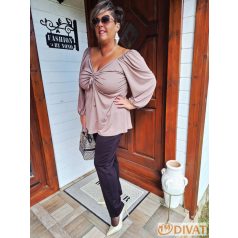 Fashion by NONO - Tekla mogyoró színű tunika