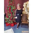 Fashion by NONO - Tina ruha fekete tüll betéttel