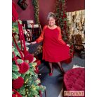 Fashion by NONO - Tina ruha piros tüll betéttel