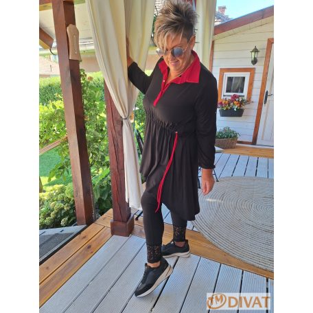 Fashion by NONO - Daniella ing-ruha fekete-piros