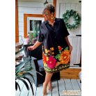 Fashion by NONO - Ingruha fekete alapon egyedi mintával