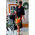 Fashion by NONO - Ingruha fekete alapon egyedi mintával