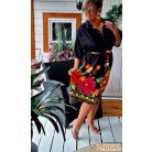 Fashion by NONO - Ingruha fekete alapon egyedi mintával