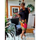 Fashion by NONO - Ingruha fekete alapon egyedi mintával