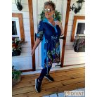Fashion by NONO - Daniella ing-ruha kék-egyedi mintás