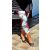 Fashion by NONO 3/4-es fehér alapon mintás pamut sztreccs leggings