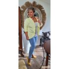 Fashion by NONO - Fodrokkal díszített vanília blézer-kabátka