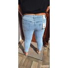 Világoskék extra sztreccs kisebb méretű MOM FIT trendi farmernadrág 