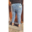 Sztreccs nagyobb méretű MOM FIT farmernadrág ajándék övvel