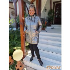 Nature ezüst átmeneti kabát