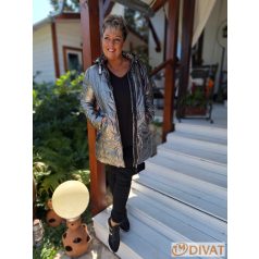 Nature ezüst átmeneti kabát