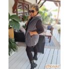 Nature vékony mellény szürke, fekete, bézs színben